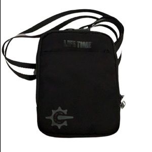 New Black Grey Adjustable Athletic cross bossy bag front zip pockets in Lifetime